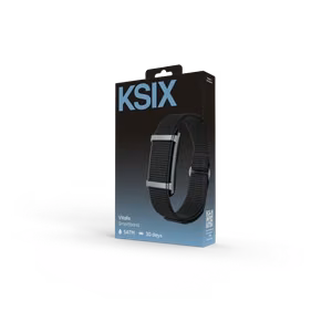 Ksix Smart Bracelet VITALIS -älyranneke, musta, 5 ATM
