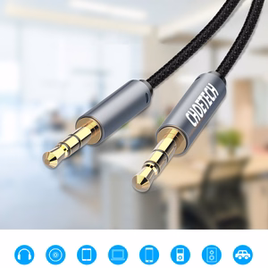 CHOETECH Audio Aux kaapeli 3.5mm, M-M, 1.2m