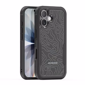 Dux Ducis Shld Suojakuori Apple iPhone 17 musta (Contour Pattern)