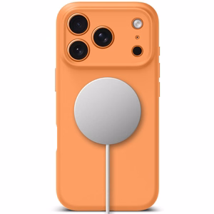 Tech-Protect Silikoninen MagSafe Suojakuori iPhone 17 Pro Max:lle - Oranssi