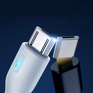 Joyroom Premium Series A13 USB-A / micro USB 2.4A 2m kaapeli - valkoinen