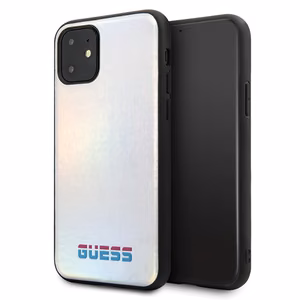 Guess GUHCN65BLD iPhone 11 Pro Max hopea/hopea kova kotelo Iridescent