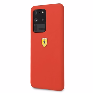 Ferrari Hardcase FESSIHCS69RE S20 Ultra G988 punainen/punainen Silikoni