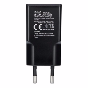 Charger Blue Star (TFK-SC-20WPD) USB-C 3A (20W) black