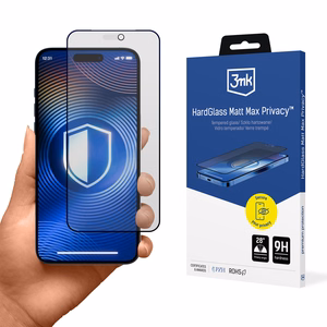 Apple iPhone 18 Pro – 3mk HardGlass Matt Max Privacy tietosuojakalvo