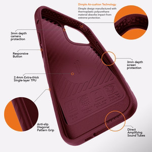 Ugly Rubber L -kuori iPhone 15 Plus 6,7'' musta