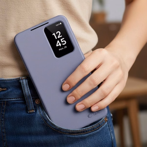 Tech-Protect Smart Wallet suojakuori Samsung Galaxy S26 Ultra:lle violetti
