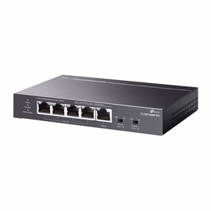 TP-Link TL-SG1005P-PD verkkokytkin Gigabit Ethernet (10/100/1000) Power over Ethernet (PoE) musta