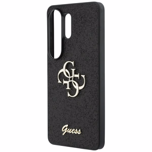 Guess Fixed Glitter Big 4G Metal Logo case for Samsung Galaxy S26 Ultra - black