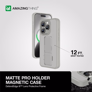 Amazing Thing Matte Pro Mag Case 12FT IP156.1PMPGY for Iphone 15 Pro titanium