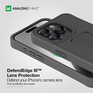 Amazing Thing Matte Pro Mag Suojakuori 12FT IP156.7PMPBK iPhone 15 Pro Max:lle musta