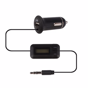 USB-laturi + FM-lähetin (12V, 24V)