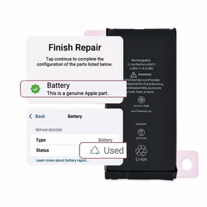 Akku, yhteensopiva: iPhone 12 Mini / itsediagnosoituva / asetukset: käytetty /