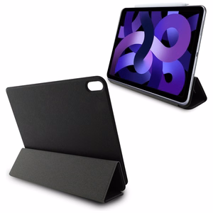 Karl Lagerfeld Saffiano Magneettinen Karl & Choupette iPad Air 11" 2024 Book Cover Suojakuori - Musta
