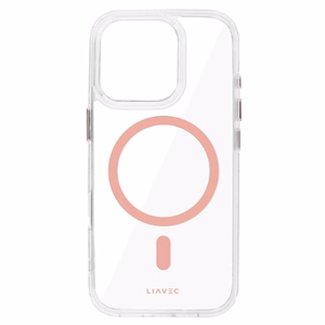 Liavec Glossy Magsafe Clear Case do Iphone 16 Pro różowy