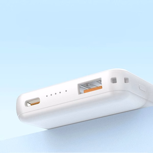 Dudao K14S+ 10000 mAh 22,5 W -magneettinen varavirtalähde USB-A + USB-C, MagSafe-yhteensopiva, telineellä, valkoinen