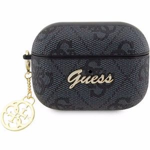 Guess GUAP2G4GSMK AirPods Pro 2 Suojakuori musta/musta 4G Charm Collection
