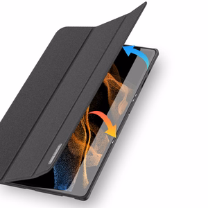 DUX DUCIS DOMO taittuva suojakuori kynälokerolla Samsung Tab S10 Ultra/S9 Ultra/S8 Ultra - musta