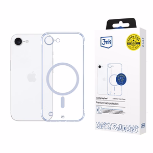 3mk Just20g MagCase Suojakuori iPhone 16E:lle - läpinäkyvä