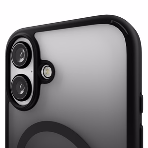 Puro Gradient MagSafe Silikoninen Suojakuori iPhone 16:lle - musta