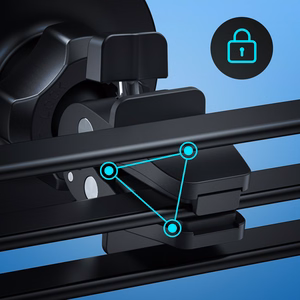 Crong Carclip Magnetic MagSafe-compatible magnetic car phone holder, black