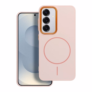Suojakuori Samsung A37 Frame Mag Cover MagSafe-yhteensopiva vaaleanpunainen