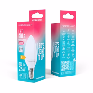 Forever Light LED-lamppu E14 C37 2,2W 260lm 4000K luokka E