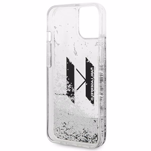 Karl Lagerfeld Liquid Glitter Big KL kotelo iPhone 14 - hopea - hopea
