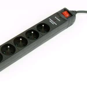 Gembird surge protector – ylijännitesuojattu jatkojohto, 5 ranskalaista pistorasiaa, 3 m, musta (5 French sockets)