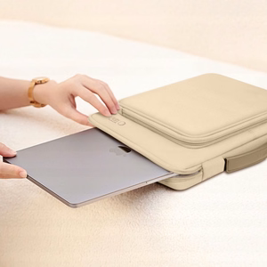Tech-Protect Basic Bag for 13-14" laptop - beige