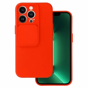 Camshield Soft Suojakuori iPhone 13 Pro Max:lle punainen