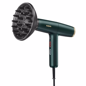 BaByliss Air Power Pro D6555DE – 1700 W ionisoiva hiustenkuivain, vihreä/kullanvärinen