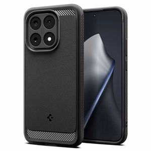 Spigen Rugged Armor Suojakuori Xiaomi 15T:lle - Musta