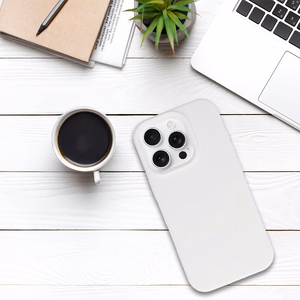 Tel Protect Silicone Premium iPhone 16 Pro Max:lle valkoinen