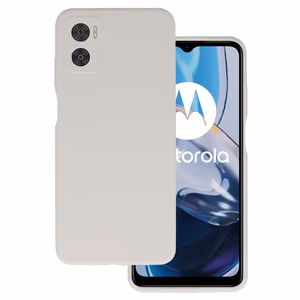 Silicone Lite Suojakuori Motorola Moto E22/E22i:lle - titaani