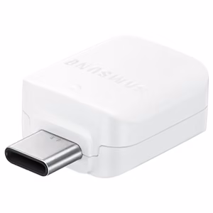Samsung EE-UN930 USB-A to USB-C OTG Adapter (Bulk - Replacement Packaging) - White