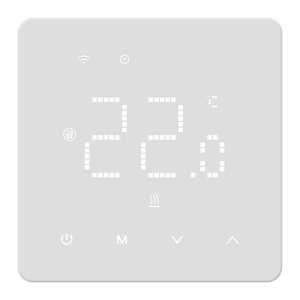 Tuya HT260003 Wi-Fi programmable thermostat for electric heating, 16 A, white
