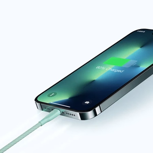 Joyroom Multi-Color Series S-A34 USB-A / USB-C Kaapeli 100W 1 m - vaaleanpunainen