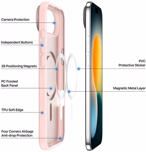 Dux Ducis Yind Suojakuori Apple iPhone Air - vaaleanpunainen