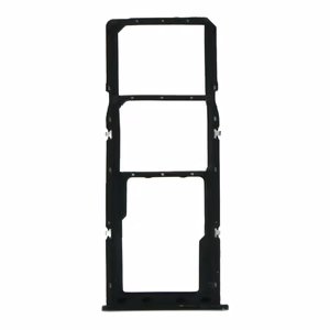 SIM-kortin pidike Samsung A715 A71 2020 Prism Crush Black OEM