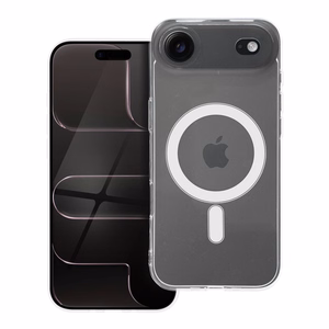 Clear Case 2mm Mag Cover Suojakuori iPhone 17 AIR:lle MagSafe-yhteensopiva kameransuojalla läpinäkyvä