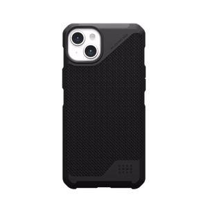 UAG Metropolis LT MagSafe suojakuori iPhone 15 Plus:lle - musta kevlar