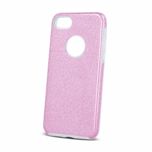 Glitter 3in1 Suojakuori iPhone 17 Pro Max 6,9":lle vaaleanpunainen