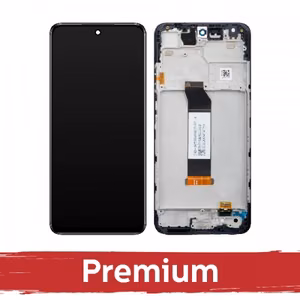 LCD Display Compatible With Xiaomi Redmi 10 5G Black with Frame OEM