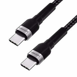 Wozinsky WNBCC1 USB-C / USB-C PD 65W kaapeli 1 m - musta