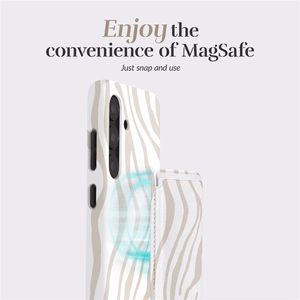 MIO Sandy Zebra Magsafe Suojakuori kortinpidikkeellä