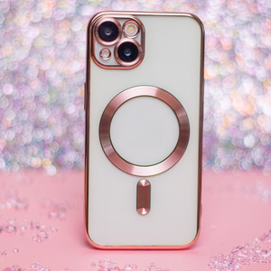 TFO Color Chrome Mag suojakuori iPhone 17 Pro Max 6,9″ / iPhone 18 Pro Max 6,9″ -puhelimelle – ruusukullanvärinen