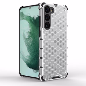Honeycomb Suojakuori Samsung Galaxy S23+:lle panssaroitu hybridikotelo musta