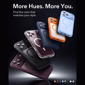 ESR Classic Hybrid MagSafe suojakuori mallille iPhone 18 Pro / 17 Pro – läpinäkyvä