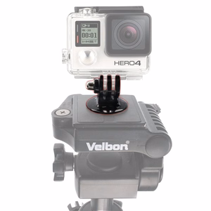 Urheilukameran kiinnike GoPro-jalustakiinnikkeellä - musta